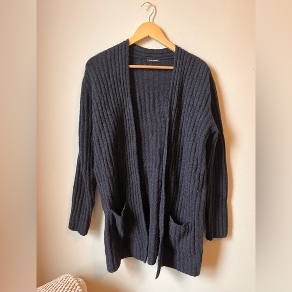 Club Monaco Sweaters - Club Monaco Wool Blend navy Cardigan